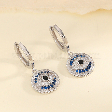 Серебряные серьги-подвески в стиле ретро S925 «Дьявольский глаз» для женщин LX8023-2-1