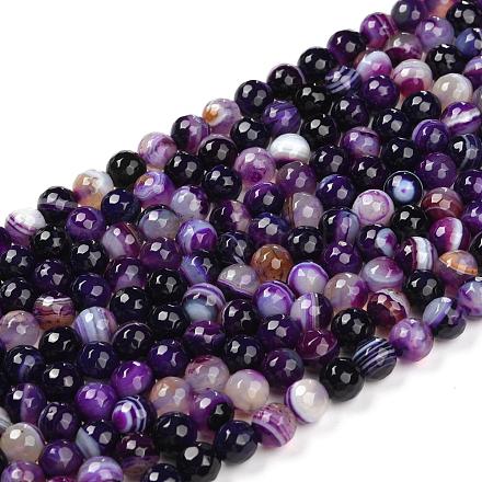 Natural Agate Beads Strands G-H1593-10mm-2-1