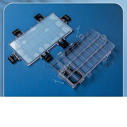 Прямоугольная пластиковая коробка для консервных банок с акварельными красками PW-WGBD751-01-1