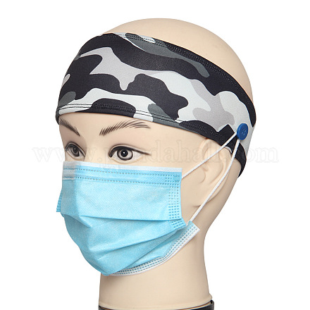 Schweißableitende Stirnbänder aus Polyester OHAR-J025-B01-1