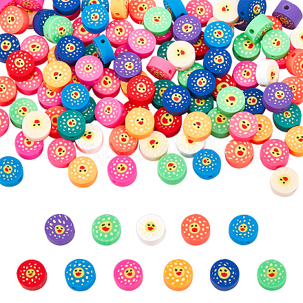 Nbeads 5 Strands Handmade Polymer Clay Beads Strands CLAY-NB0001-46-1