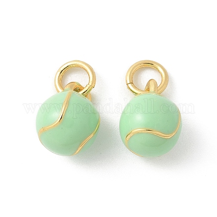 Латунь эмаль подвески&nbsp;KK-P294-38G-04-1