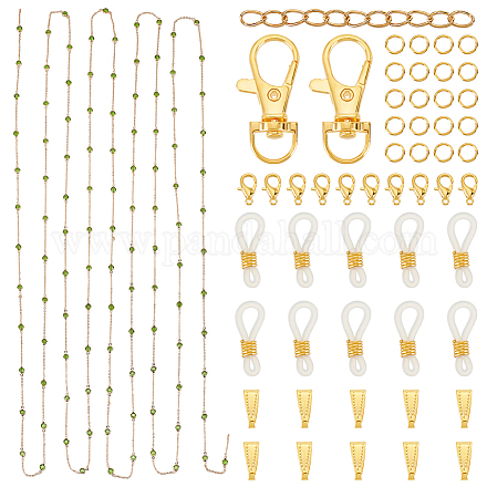 Olycraft DIY-Kettenarmband-Halsketten-Brillenketten-Herstellungsset DIY-OC0011-20-1