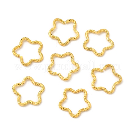 50Pcs Iron Linking Rings IFIN-E017-02D-G-1