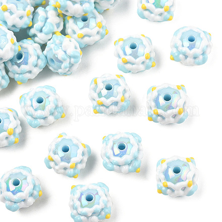 Непрозрачные акриловые бусины SACR-YW0002-78B-04-1