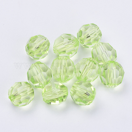 Perles en acrylique transparente TACR-Q257-14mm-V32-1