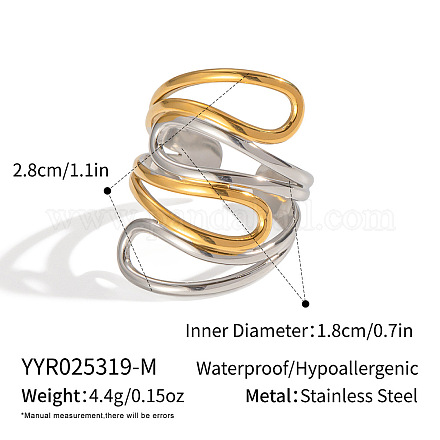 Регулируемые манжеты из нержавеющей стали для женщин WI9204-1-1