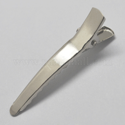 Fornituras de pelo clip de piel de cocodrilo de hierro X-IFIN-S293-45mm-1
