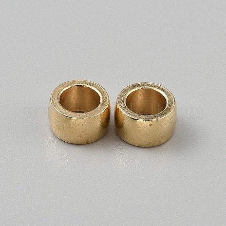 Латуни европейского бисера FIND-WH0604-15G-1