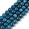 Round Natural Apatite Beads Strands, Grade A, 10mm, Hole: 1mm, about 38pcs/strand, 15 inch