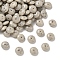 Acrylic Imitation Gemstone Beads, Rondelle, Two Tone, Gray, 13~15.5x6~7.5mm, Hole: 1.8mm, about 657pcs/500g