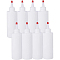 Plastic Glue Bottles, White, 15.1x4.7cm, Capacity: 200ml, 8pcs/set