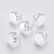 Adjustable Brass Pad Ring Setting Components for Jewelry Making, Flat Round, Silver Color Plated, 18mm, Tray: 16mm