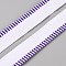 Flat Cotton Book Headbands, with Knitted Strip and Spool, for Book Binding Decorations, Purple, 13x1mm, about 109.36 Yards(100m)/Roll