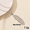 Stainless Steel Leaf Pendant Necklaces, Cable Chain Necklaces