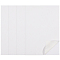 Self Adhesive Non Woven Fabric, Water Soluble Stabilizers for DIY Crafts, Rectangle, White, 42~42.2x30~30.5x0.02cm