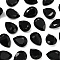 Preciosa® MAXIMA Crystal Fancy Stones, Czech Crystal, 435 16 301 Baroque Pear, Unfoiled, 23980 Jet, 18x13mm