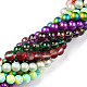 Mixed Painted Round Glass Beads Strands DGLA-X0002-8mm-2