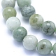 Myanmar natural jade / burmese jade cuentas hebras G-I279-C02-8mm-3
