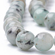 Natürliche Sesam Jaspis / Kiwi Jaspis Perlen Stränge X-G-S295-14-8mm-3