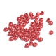 Solides perles rondes acryliques X-MACR-I026-6mm-03-2