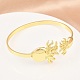 Браслеты-манжеты из латуни с морскими организмами для женщин BJEW-D368-03I-G-2