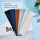 SUPERFINDINGS 18Pcs 6 Colors PU Imitation Leather Pen Holders Single Leather Pen Case Portable Fountain Pen Protective Cover Rectangle Leather Pencil Case Holder AJEW-FH0006-49-4