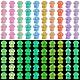 100 pièce de décorations d'exposition en résine lumineuse champignon 10 couleurs RESI-SZ0003-46-1