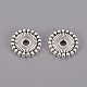 Antique Silver Flat Round Spacer Beads X-LF9286Y-NF-2