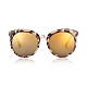 Mode lentille ronde femmes lunettes de soleil SG-BB14391-3-6