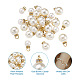 Beadthoven 120pcs 3 pendentifs de perles acryliques de style IFIN-BT0001-05-4