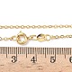 Ожерелья из латунных цепочек толщиной 2 мм NJEW-G183-03G-01-5