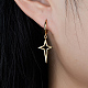 925 Sterling Silver Dangle Hoop Earrings for Women IR4666-1-2