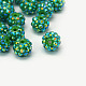 Chunky Resin Rhinestone Beads X-RESI-M019-8-1