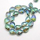 Electroplate Crystal Glass Teardrop Beads Strands EGLA-F066B-05-2