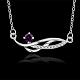 Trendy Silver Color Plated Brass Cubic Zirconia Bar Necklaces NJEW-BB12646-B-2