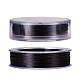 Benecreat 100 m 0.8 mm hilo de fibra elástica elástica para manualidades de joyería con cuentas (negro) EW-BC0001-01A-2