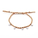 Bracelets de perles de nylon tressés réglables BJEW-JB06058-2