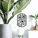 Décorations murales en fer&nbsp;HJEW-WH0067-090-7