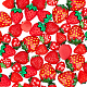 arricraft 60 Pcs 6 Styles Strawberry Slime Charms CRES-AR0001-17-4