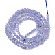 Natürliche Tansanitblau Perlen Stränge G-S361-2mm-008-2
