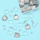 Наборы для самостоятельного изготовления квадратных сережек-подвесок DIY-FS0009-17-3