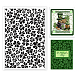Globleland Lucky Grass Hintergrund Clear Stamps St. Patrick Day's Day Silikonstempel DIY-WH0167-57-0100-1