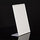アクリル有機ガラスネックレスディスプレイ  L字型ネックレスディスプレイスタンド  長方形  ホワイト  20x7.5x25.5cm NDIS-F002-2