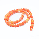 Natural Crackle Agate Beads Strands G-G055-8mm-3-3