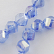 Electroplate Glass Beads Strands EGLA-R031-6mm-12-1