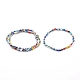 Conjuntos de pulseras de cuentas elásticas de murano de ojo malvado de colores BJEW-JB05931-1