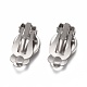 304 Stainless Steel Clip-on Earring Setting STAS-P249-23C-P-2
