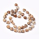 Natürliches Bild Jaspis Perlen Stränge G-G821-04B-2