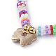 Bracelets réglables de perles tressées avec cordon en nylon BJEW-JB05100-5